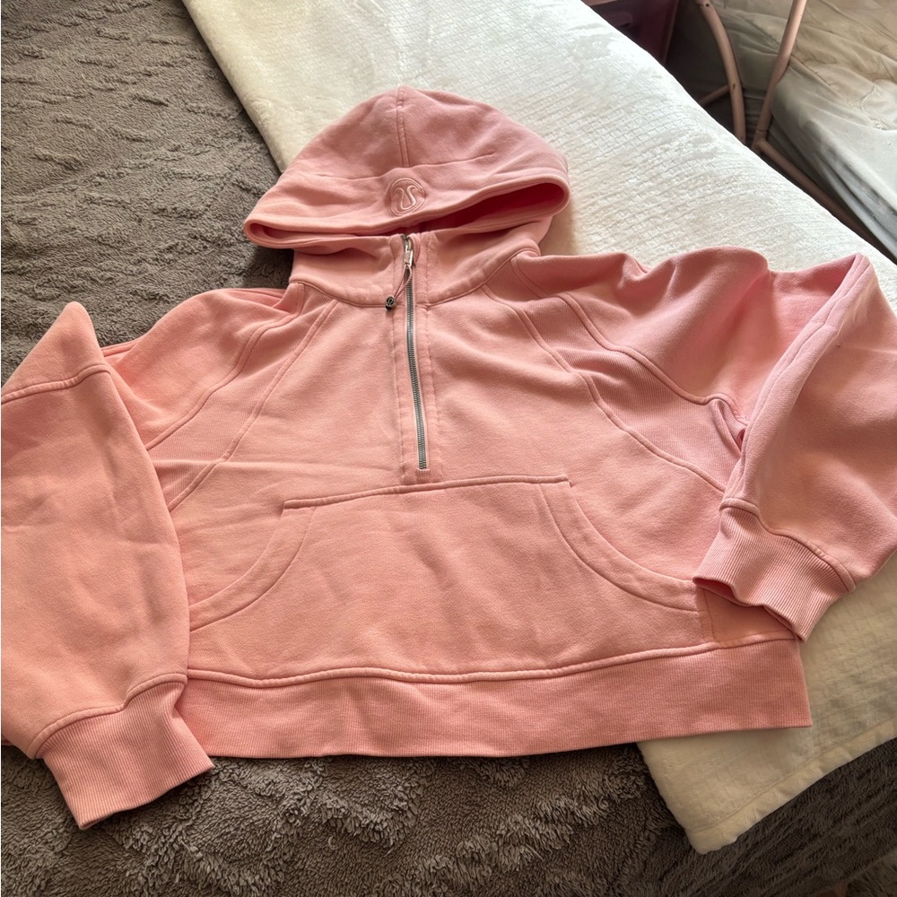 Lululemon 3/4 Zip Scuba Hoodie, Size L/XL